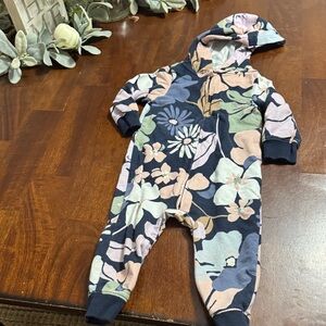 Carter's Navy and Light Pink Baby romper